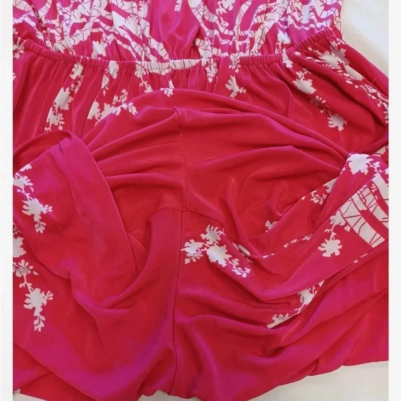 Unbranded 100% Silk Pink & White Romper Size XL - Picture 7 of 12